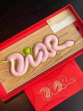 Load image into Gallery viewer, KAWS x Dior pink snake sculpture