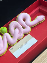 Load image into Gallery viewer, KAWS x Dior pink snake sculpture