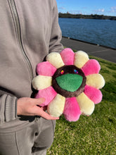 Load image into Gallery viewer, Takashi Murakami Flower Plush Pink/Light Yellow/Brown kaikai kiki