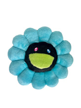 Load image into Gallery viewer, Takashi Murakami Flower Plush Turquoise/Black