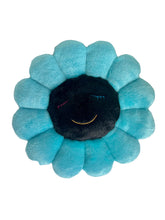 Load image into Gallery viewer, Takashi Murakami Flower Plush Turquoise/Black