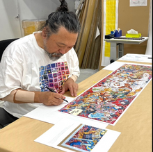 Load image into Gallery viewer, Takashi Murakami signed and numbered limited-edition Australia art gallery of New South Wales ‘Japan Supernatural’ print