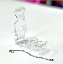 Load image into Gallery viewer, BE@RBRICK 100% Acrylic Display protection Case Keychain