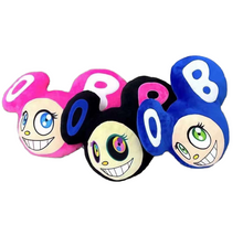 Load image into Gallery viewer, Takashi Murakami Dob face pillow