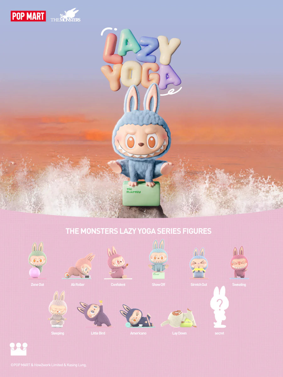 POP MART Lazy Yoga Series シークレット POP MART The Monsters Lazy Yoga Series Blind Box