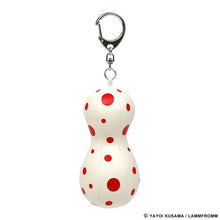Load image into Gallery viewer, Yayoi Kusama x LAMM FROMM Mascot Plush Keychain Polka dots