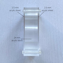 Load image into Gallery viewer, BE@RBRICK 100% Acrylic Display Case 5 slots
