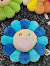Load image into Gallery viewer, Takashi Murakami Flower Pillow New Blue - Designstoresyd