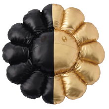 Load image into Gallery viewer, Takashi Murakami x HIKARU Collaboration Flower Plush Black/Gold