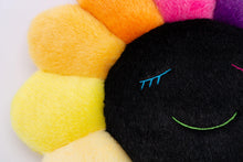 Load image into Gallery viewer, Takashi Murakami Flower Pillow Rainbow Black face - Designstoresyd