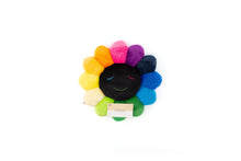 Load image into Gallery viewer, Takashi Murakami Flower Pillow Rainbow Black face - Designstoresyd