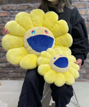 Load image into Gallery viewer, Takashi Murakami Flower Plush Yellow kaikai kiki