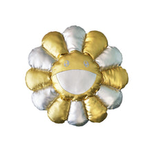 Load image into Gallery viewer, Takashi Murakami Flower Plush 60cm Silver/Gold
