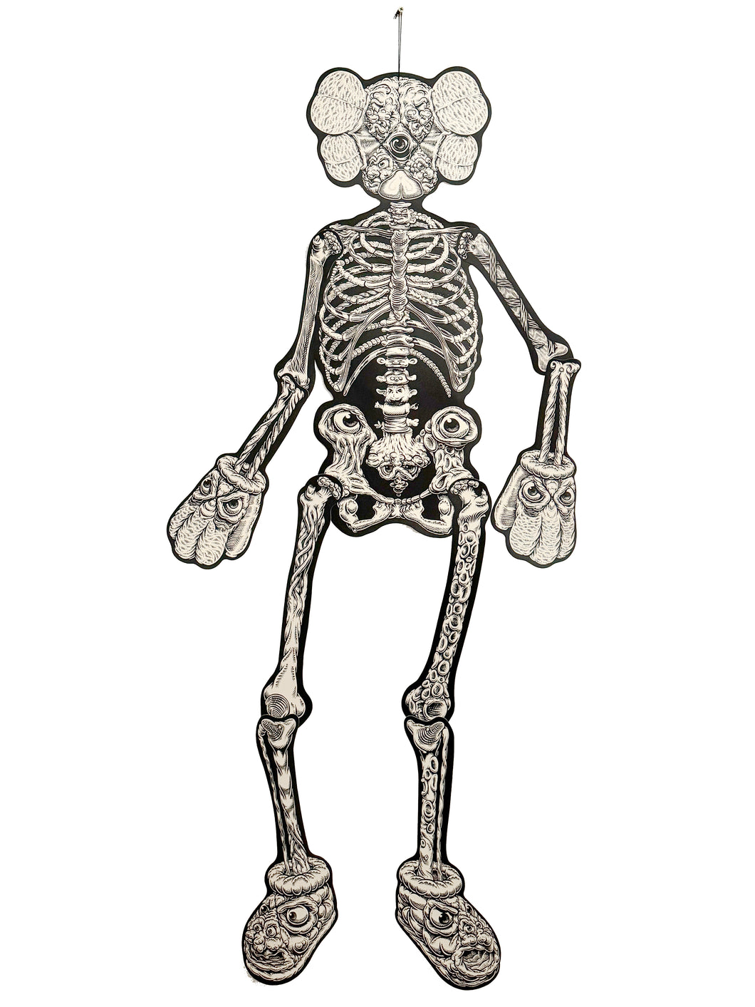 KAWS X Mark Dean Veca Companion Skeleton, 2008
