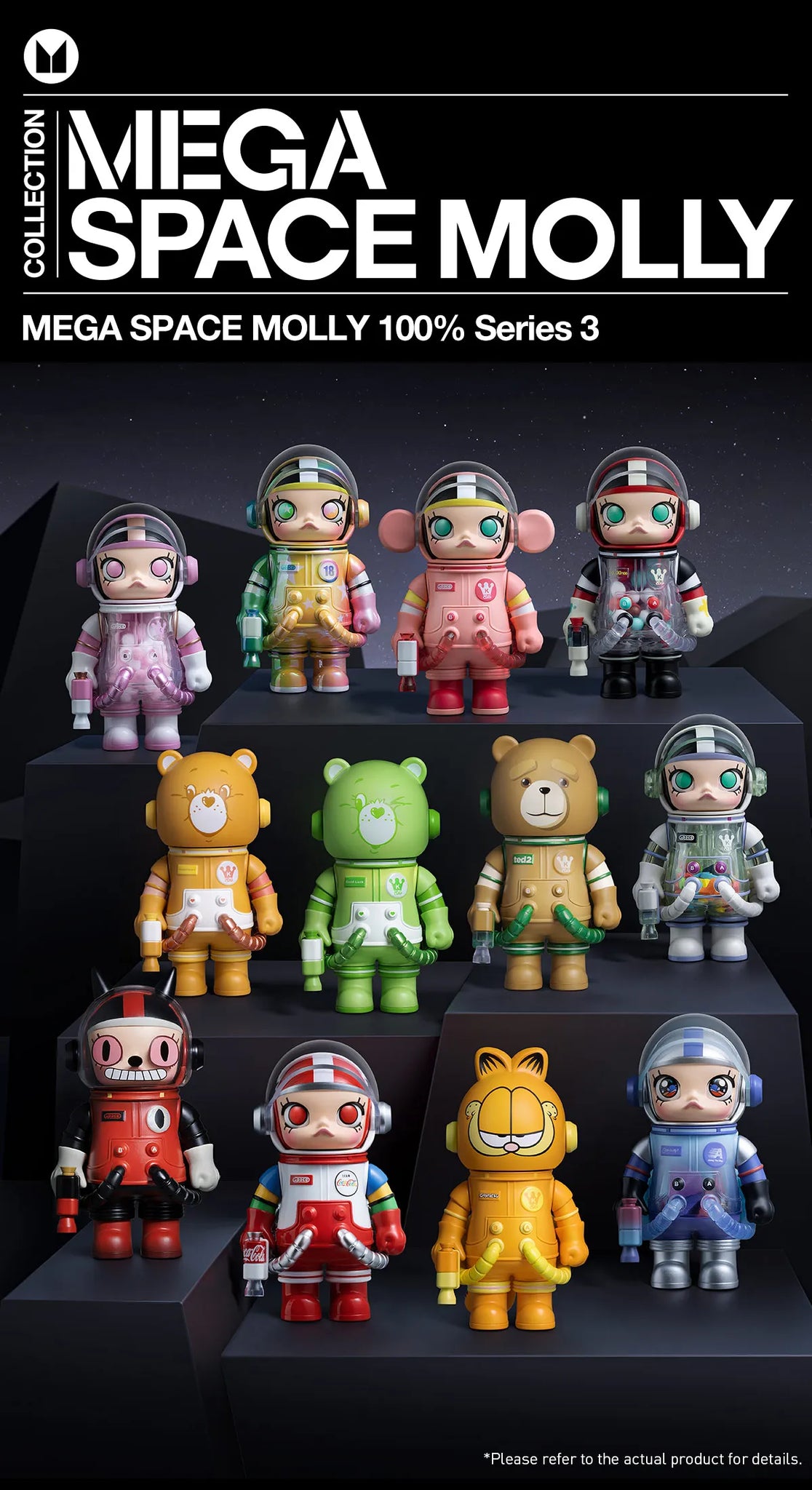 Space Molly Mega Collection 3個セット Shop Mega Space Molly & Pop Mart Blind Box Sets Online