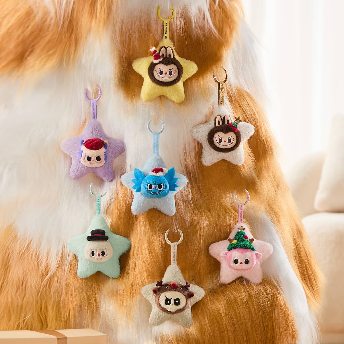 POP MART Labubu The Monsters Classic Series Sparkly Plush Pendant