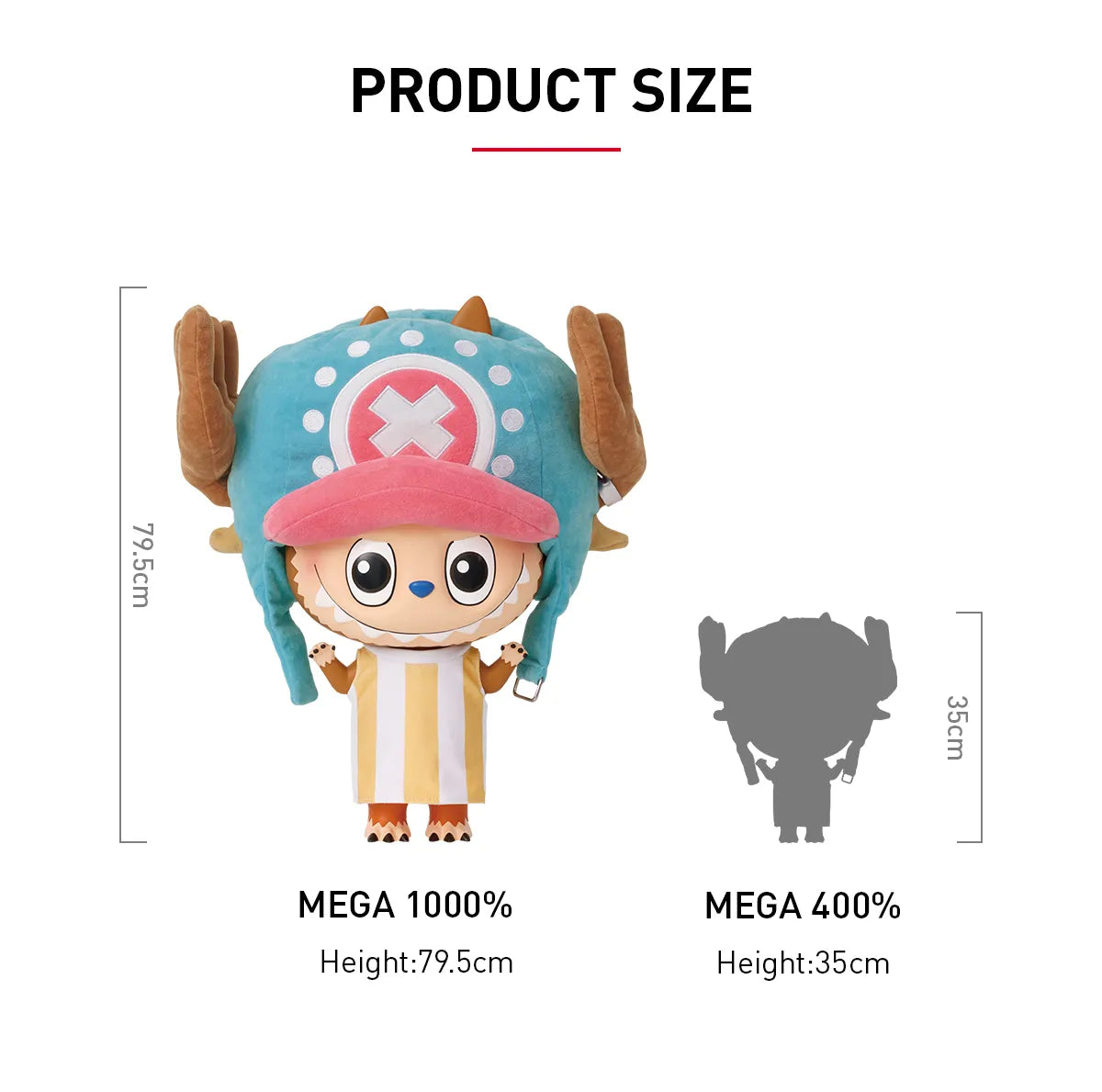 MEGA LABUBU 1000% TONY TONY CHOPPER – Designstoresyd