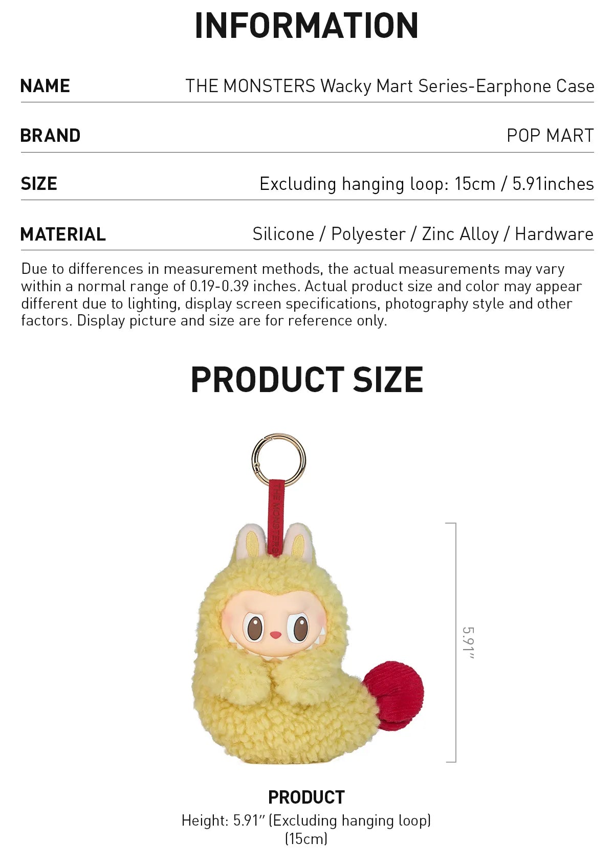ラブブ Wacky Mart Series-Earphone Case THE MONSTERS Wacky Mart Series-Earphone Case - POP MART