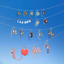 Load image into Gallery viewer, Pop Mart Labubu The Monsters Pin for Love Series Letter Pendant (A-M) Sealed Case (14 Blind Box)

