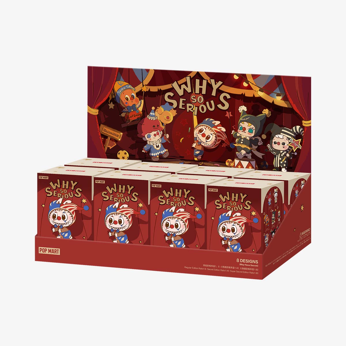 Pop Mart WHY SO SERIOUS Series-Vinyl Plush Pendant Blind Box