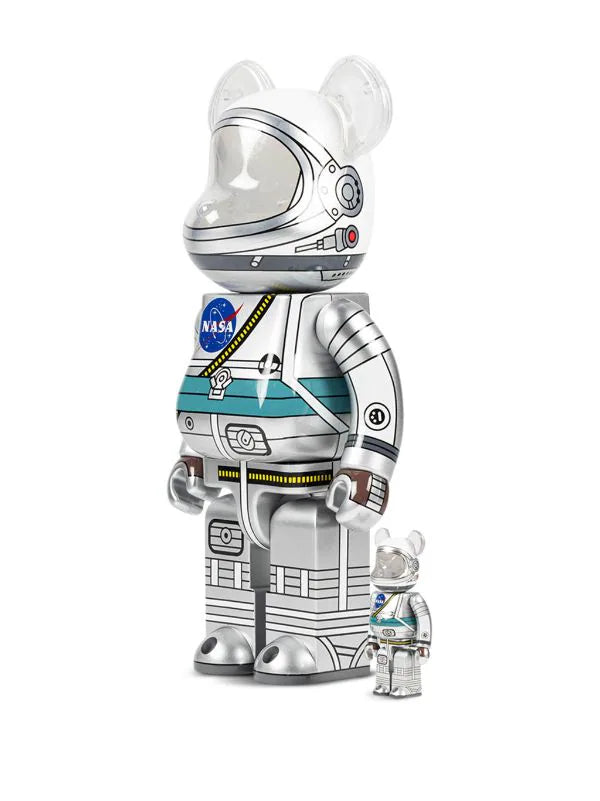 Be@rbrick 100% & 400% Set Project Mercury Astronaut