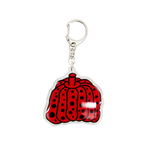 Load image into Gallery viewer, Yayoi Kusama Pumpkin Key Chain Acrylic Yayoi Kusama
