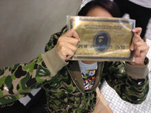 Load image into Gallery viewer, BAPE Mouse Pad Gold membership card
