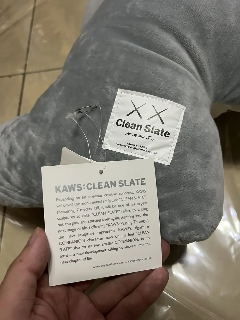 KAWS slate cushion x Lane Crawford – Designstoresyd