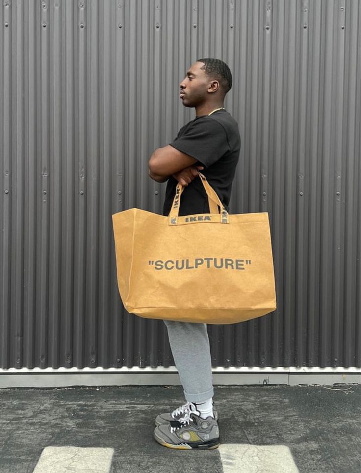 Virgil Abloh | Large Bag ( Brown, Ikea , Markerad) (2019) | Available for  Sale | Artsy