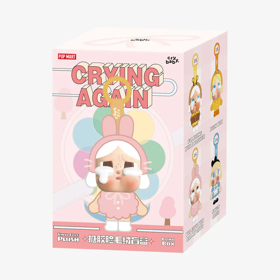 Pop Mart x Crybaby Crying Again Series Vinyl Plush Pendant