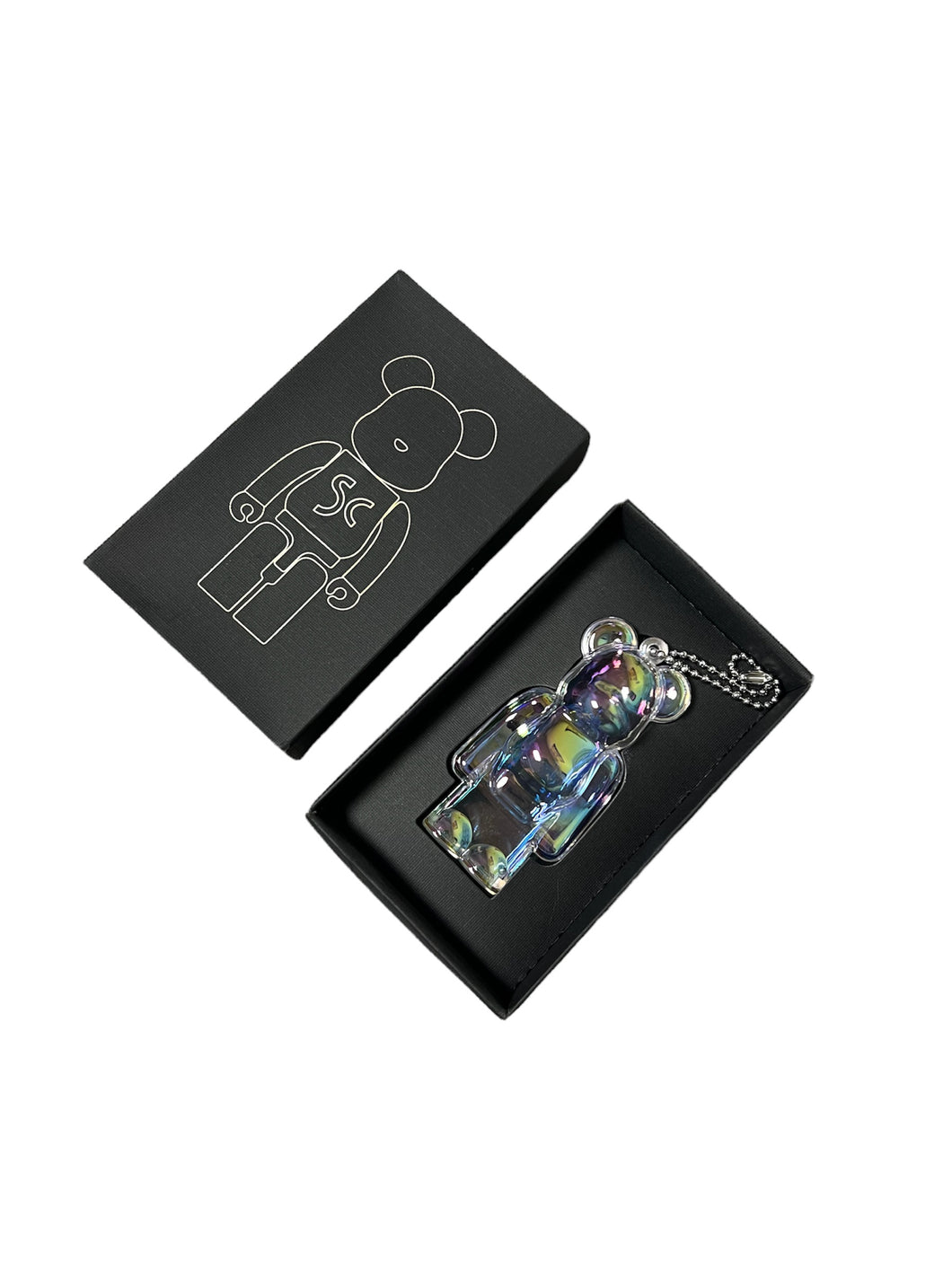 BE@RBRICK 100% Acrylic Display protection Case Keychain magic colour