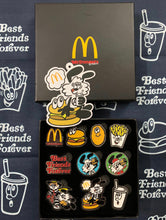 Load image into Gallery viewer, VERDY x McDonald&#39;s pin badges set
