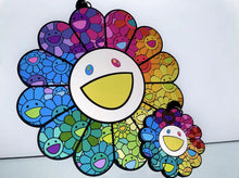 Load image into Gallery viewer, Takashi Murakami Flower Rubber Keyring &quot;Over The Rainbow&quot;
