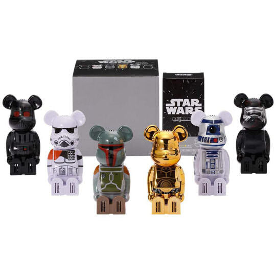 Medicom Toy BE＠RBRICK Cleverin Star Wars 6 Piece Compete Set Limited