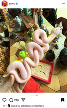 Load image into Gallery viewer, KAWS x Dior pink snake sculpture
