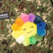 Load image into Gallery viewer, Takashi Murakami Flower Plush Mascot Keychain 11cm
