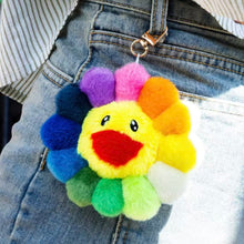 Load image into Gallery viewer, Takashi Murakami Flower Plush Mascot Keychain 11cm
