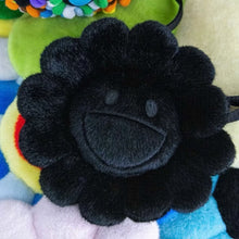 Load image into Gallery viewer, Takashi Murakami rainbow flower shoulder bag all black

