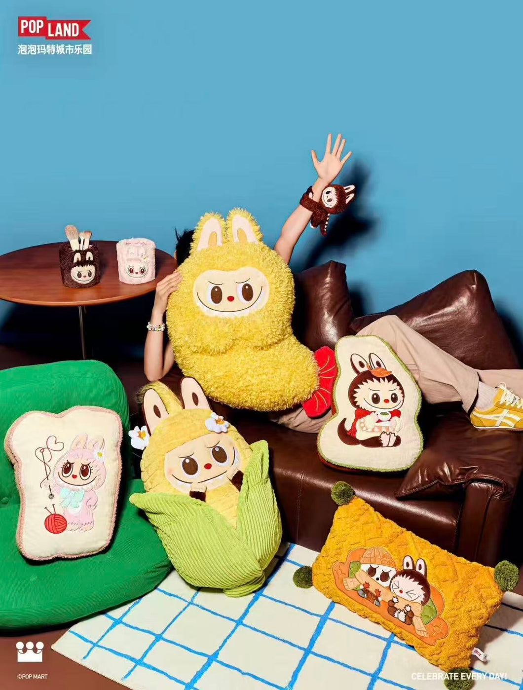 The Monsters Labubu Pop Land Tempura Shrimp Pillow – Designstoresyd