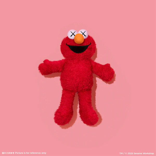 KAWS DDT Water Parade 2025 Elmo Plush Keychain – Designstoresyd