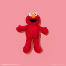 Load image into Gallery viewer, KAWS DDT Water Parade 2025 Elmo Plush Keychain 
