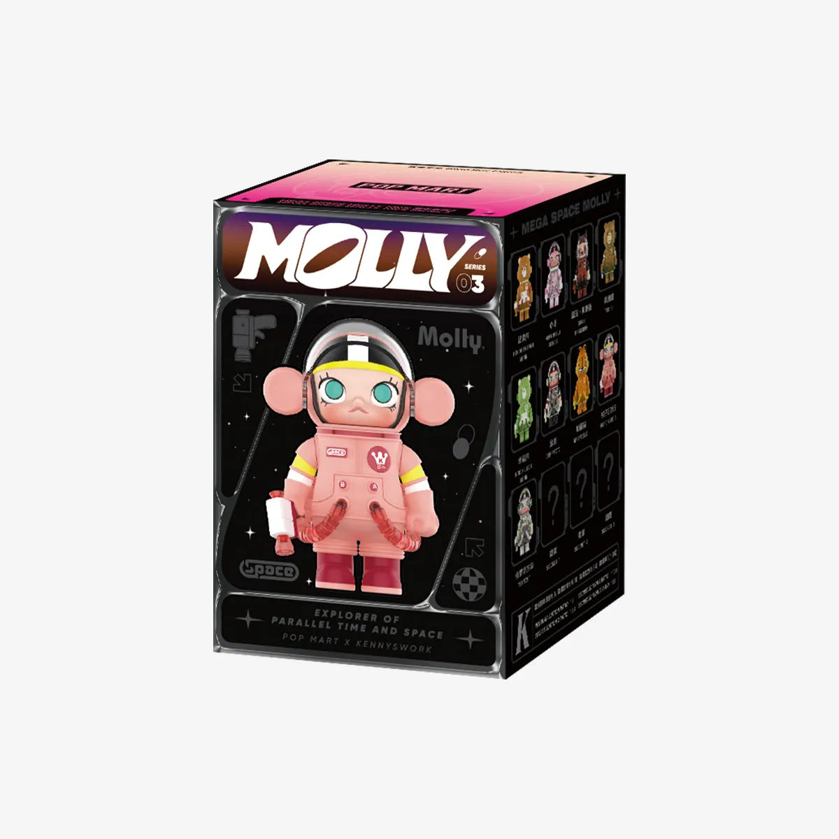 POP MART x hotsell KENNYSWORK Mega Collection 100% Space Molly Pop Toy (Set of 9 Pcs)