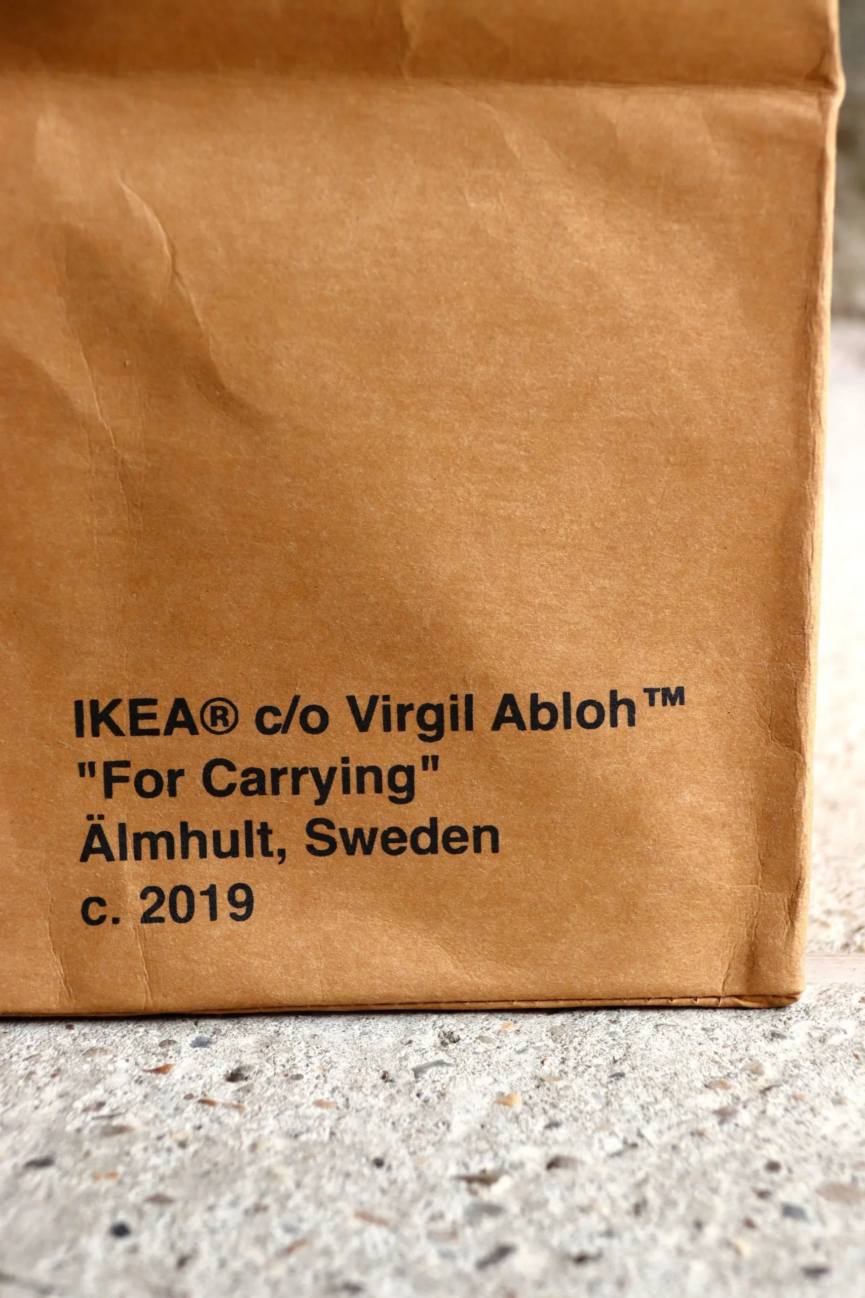 Virgil Abloh x IKEA MARKERAD Medium Bag Brown - FW19 - US