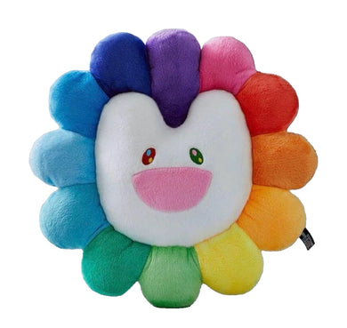 NewJeans x Takashi Murakami Plush Flower Cushion 30cm front