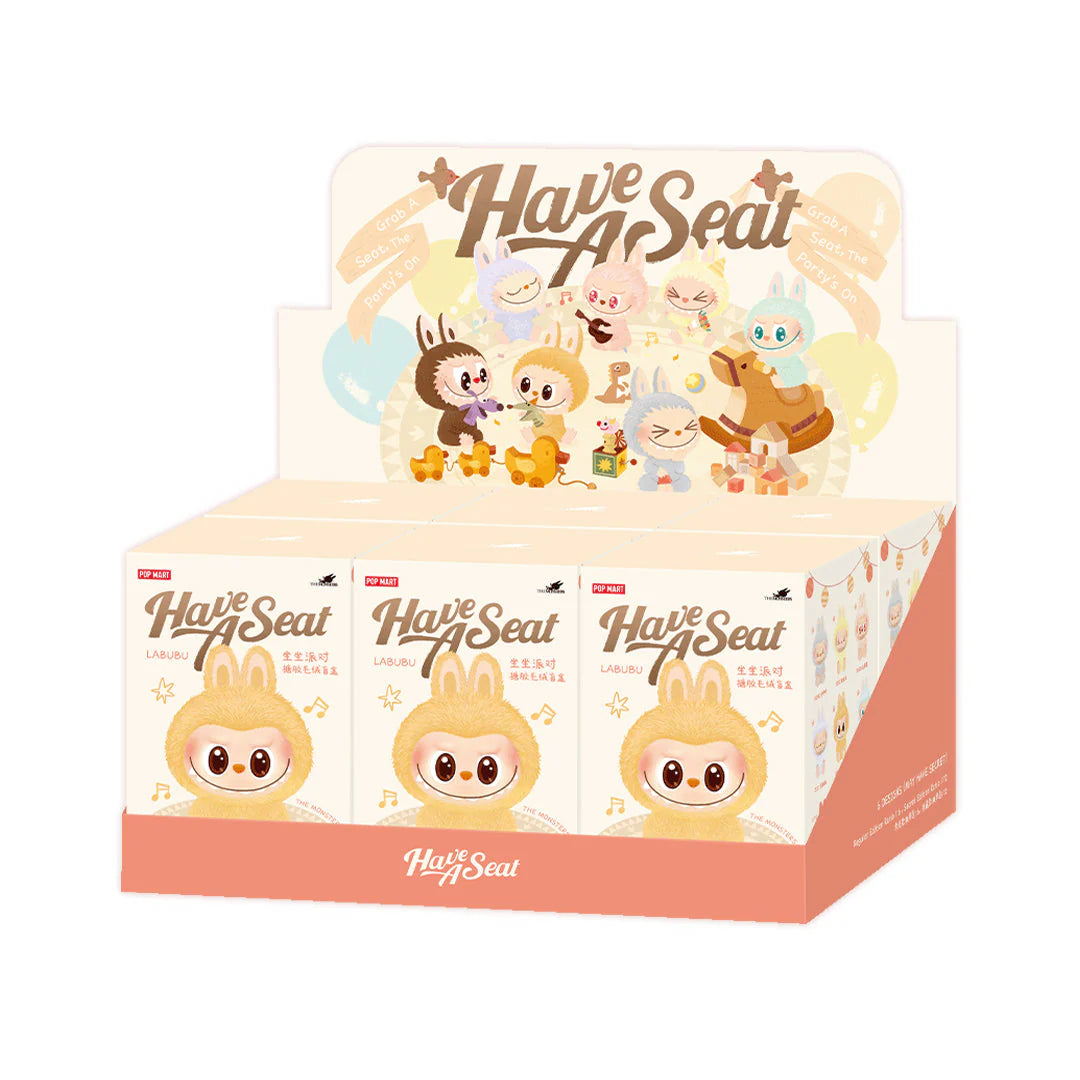 POP MART Labubu The Monsters Have a Seat Series Plush POP MART Labubu The Monsters Have a Seat Series Plush