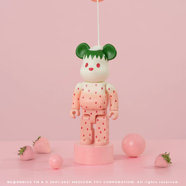BE@RBRICK - 本物 BE@RBRICK Levi's CLOT Strawberry 400% Bearbrick x CLOT Summer Fruits Snow Strawberry and Yellow