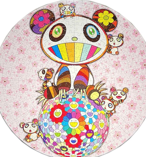 Takashi Murakami Pandas in the Cherry Orchard Jigsaw Puzzle Kaikai Takashi Murakami Pandas in the Cherry Orchard Jigsaw Puzzle Kaikai