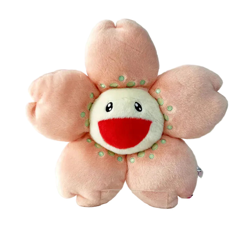 タカシ・ムラカミ 花型ぬいぐるみ30cm Takashi Murakami Flower Plush 30CM Purple/White - US