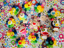 Load image into Gallery viewer, Takashi Murakami Flower sakura flower pink pin badge kaikai kiki
