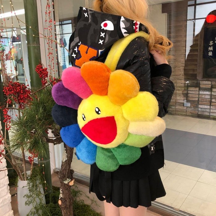 Takashi murakami flower discount backpack